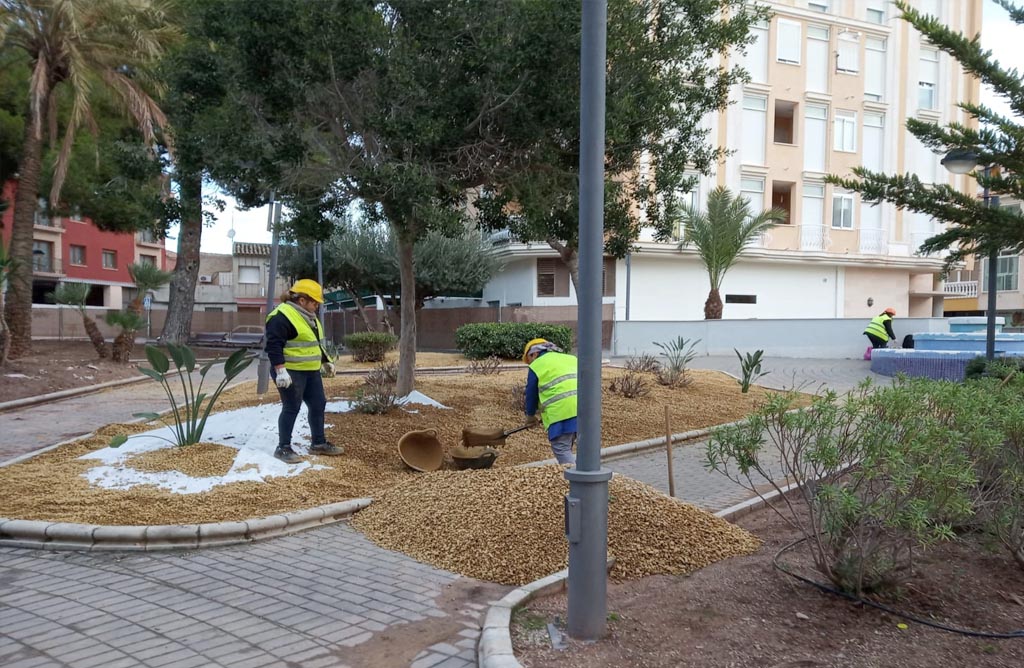 Se acometen obras rehabilitacin en varios parque de la ciudad en el marco del programa de los Consejos Comarcales